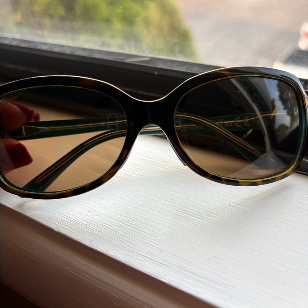 Maui Jim Women's Tortoise Frame with Brown-Green Gradient Lenses